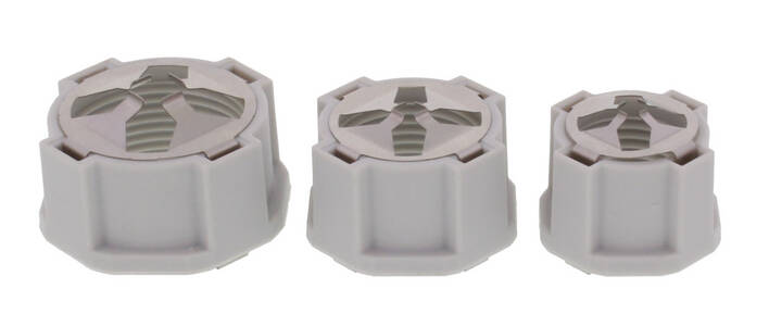MagikNUT EMC Locknut, polyamide / stainless steel